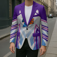 Glasgow 2026 Blazer Scotland Dynamic Geometric Athlete Graphic Art