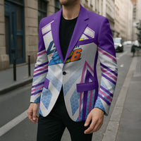 Glasgow 2026 Blazer Scotland Dynamic Geometric Athlete Graphic Art