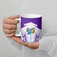 Glasgow 2026 Ceramic Mug Scotland Dynamic Geometric Athlete Graphic Art