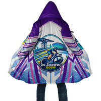 Glasgow 2026 Cloak Scotland Dynamic Geometric Athlete Graphic Art