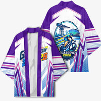 Glasgow 2026 Kimono Scotland Dynamic Geometric Athlete Graphic Art