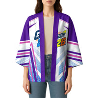 Glasgow 2026 Kimono Scotland Dynamic Geometric Athlete Graphic Art