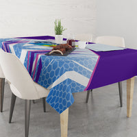 Glasgow 2026 Tablecloth Scotland Dynamic Geometric Athlete Graphic Art