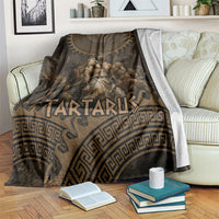 Greek Mythology Tartarus Blanket Chained Titans Classical Art Greek Key Pattern