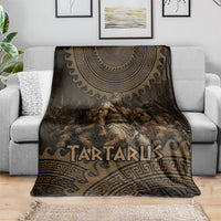 Greek Mythology Tartarus Blanket Chained Titans Classical Art Greek Key Pattern