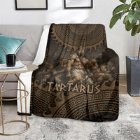 Greek Mythology Tartarus Blanket Chained Titans Classical Art Greek Key Pattern