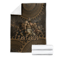 Greek Mythology Tartarus Blanket Chained Titans Classical Art Greek Key Pattern