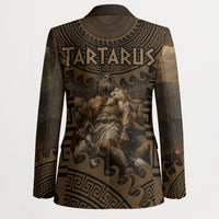 Greek Mythology Tartarus Blazer Chained Titans Classical Art Greek Key Pattern