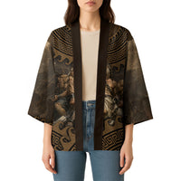 Greek Mythology Tartarus Kimono Chained Titans Classical Art Greek Key Pattern
