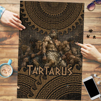 Greek Mythology Tartarus Puzzle Chained Titans Classical Art Greek Key Pattern