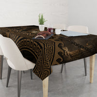 Greek Mythology Tartarus Tablecloth Chained Titans Classical Art Greek Key Pattern