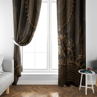 Greek Mythology Tartarus Window Curtain Chained Titans Classical Art Greek Key Pattern