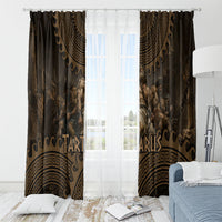 Greek Mythology Tartarus Window Curtain Chained Titans Classical Art Greek Key Pattern