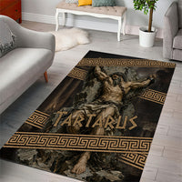 Tartarus Greek Mythology Area Rug Chained Titan Classical Art