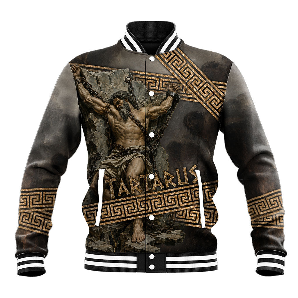 Tartarus Greek Mythology Baseball Jacket Chained Titan Classical Art