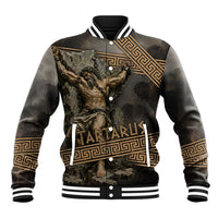 Tartarus Greek Mythology Baseball Jacket Chained Titan Classical Art