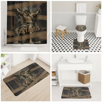 Tartarus Greek Mythology Bathroom Set Chained Titan Classical Art