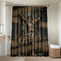 Tartarus Greek Mythology Bathroom Set Chained Titan Classical Art