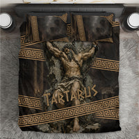 Tartarus Greek Mythology Bedding Set Chained Titan Classical Art