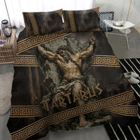 Tartarus Greek Mythology Bedding Set Chained Titan Classical Art