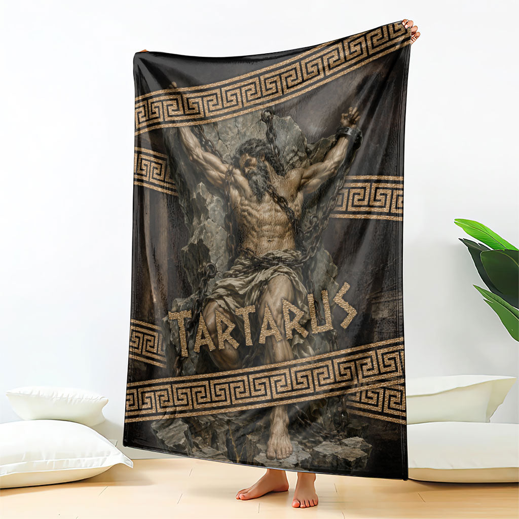 Tartarus Greek Mythology Blanket Chained Titan Classical Art