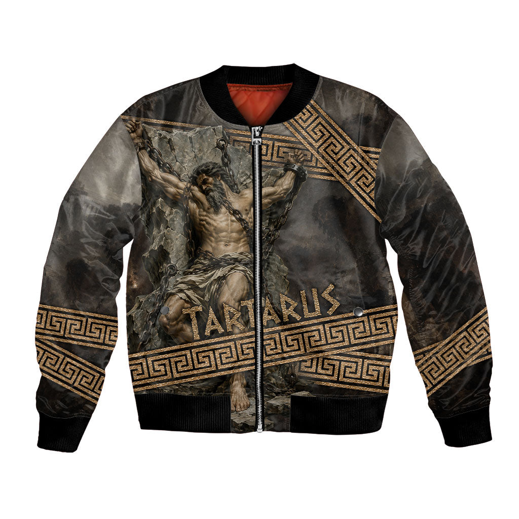 Tartarus Greek Mythology Bomber Jacket Chained Titan Classical Art