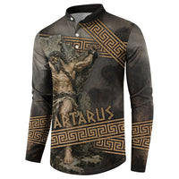 Tartarus Greek Mythology Button Sweatshirt Chained Titan Classical Art
