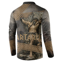 Tartarus Greek Mythology Button Sweatshirt Chained Titan Classical Art