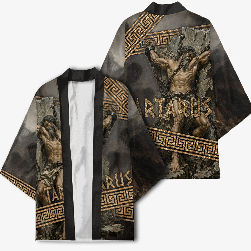 Tartarus Greek Mythology Kimono Chained Titan Classical Art
