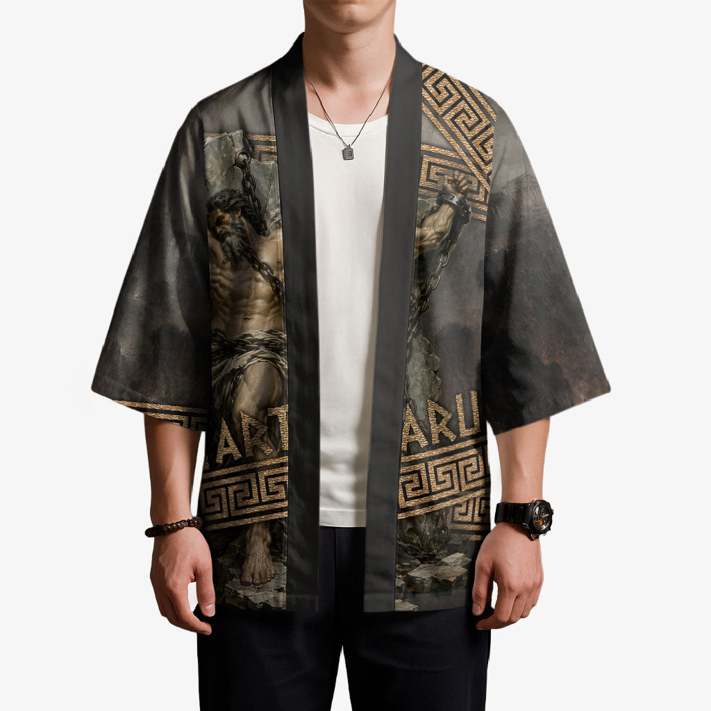 Tartarus Greek Mythology Kimono Chained Titan Classical Art