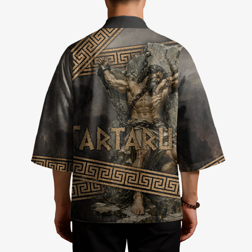 Tartarus Greek Mythology Kimono Chained Titan Classical Art