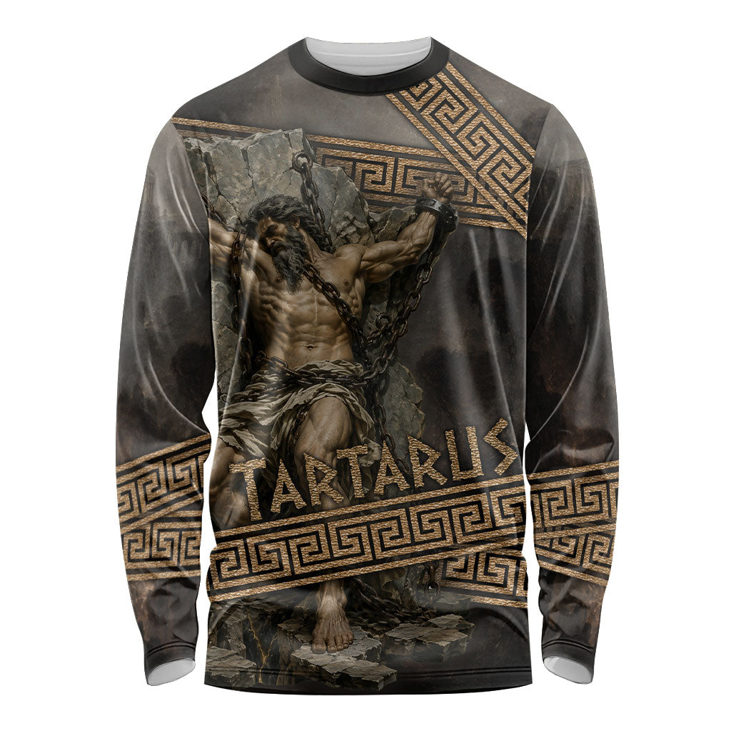 Tartarus Greek Mythology Long Sleeve Shirt Chained Titan Classical Art