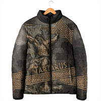 Tartarus Greek Mythology Padded Jacket Chained Titan Classical Art
