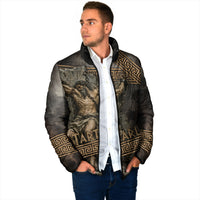 Tartarus Greek Mythology Padded Jacket Chained Titan Classical Art
