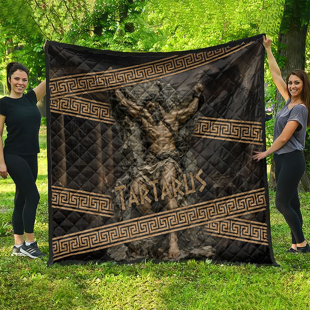 Tartarus Greek Mythology Quilt Chained Titan Classical Art