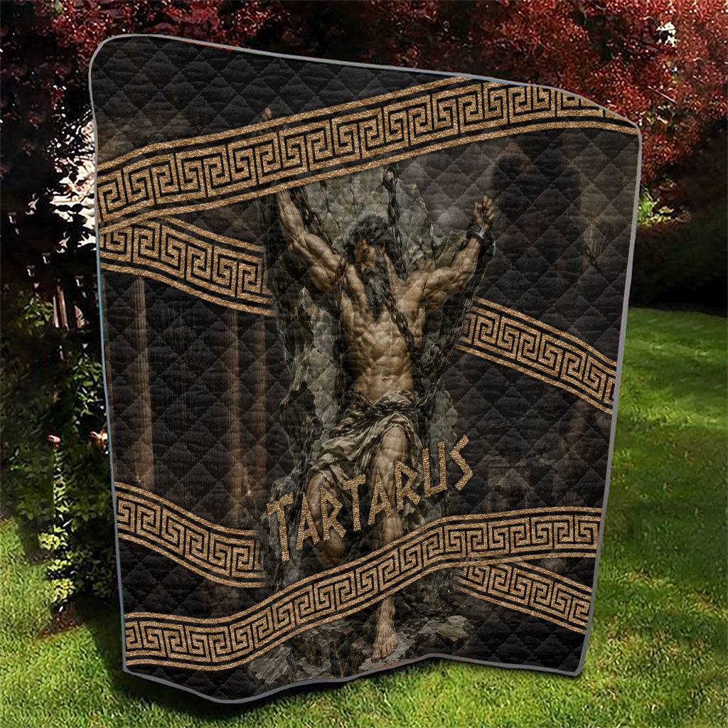 Tartarus Greek Mythology Quilt Chained Titan Classical Art