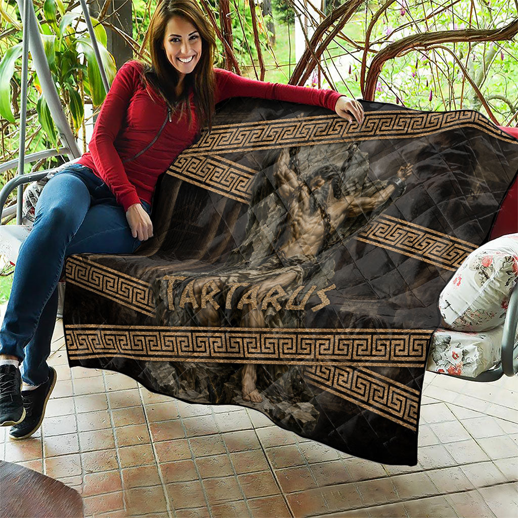 Tartarus Greek Mythology Quilt Chained Titan Classical Art