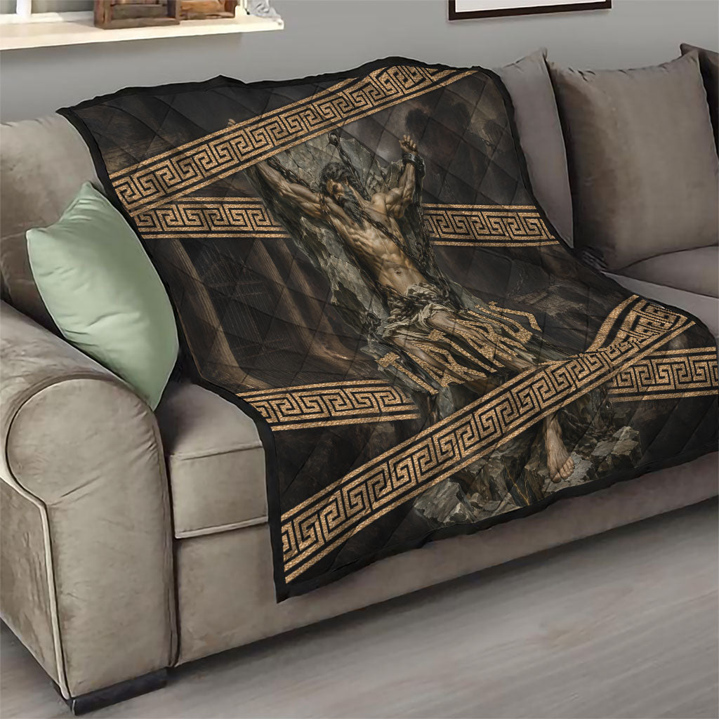 Tartarus Greek Mythology Quilt Chained Titan Classical Art