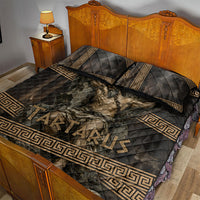 Tartarus Greek Mythology Quilt Bed Set Chained Titan Classical Art