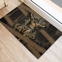 Tartarus Greek Mythology Rubber Doormat Chained Titan Classical Art