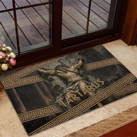 Tartarus Greek Mythology Rubber Doormat Chained Titan Classical Art