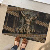 Tartarus Greek Mythology Rubber Doormat Chained Titan Classical Art