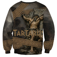 Tartarus Greek Mythology Sweatshirt Chained Titan Classical Art