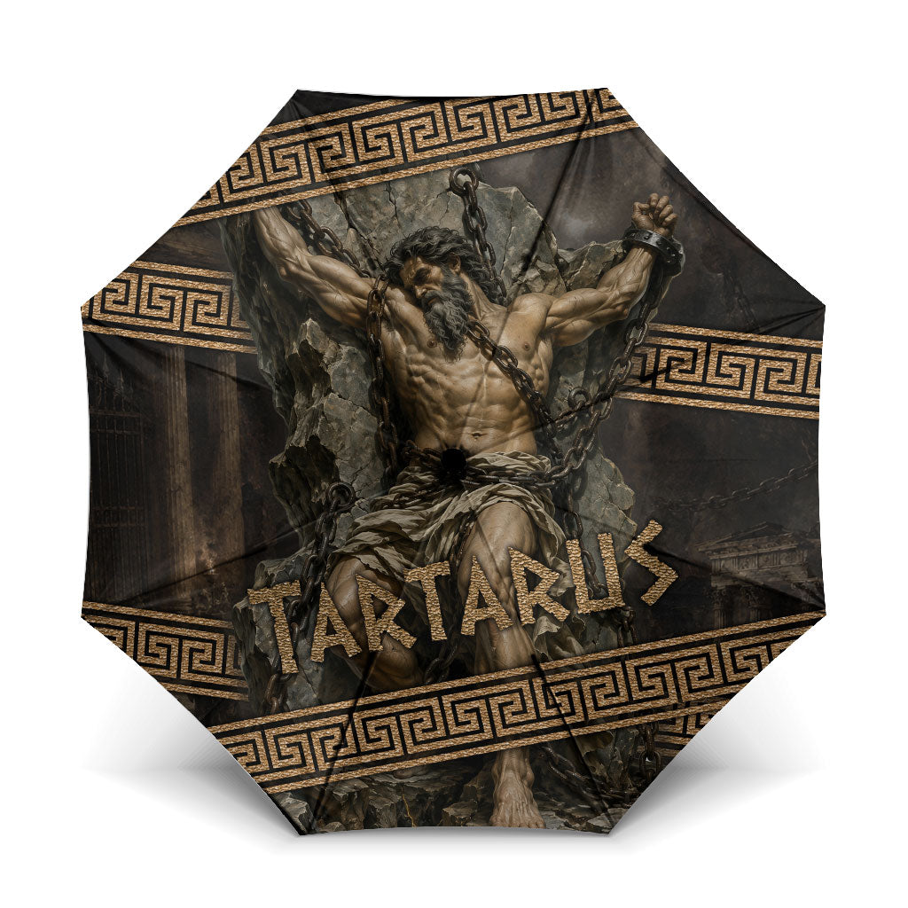 Tartarus Greek Mythology Umbrella Chained Titan Classical Art