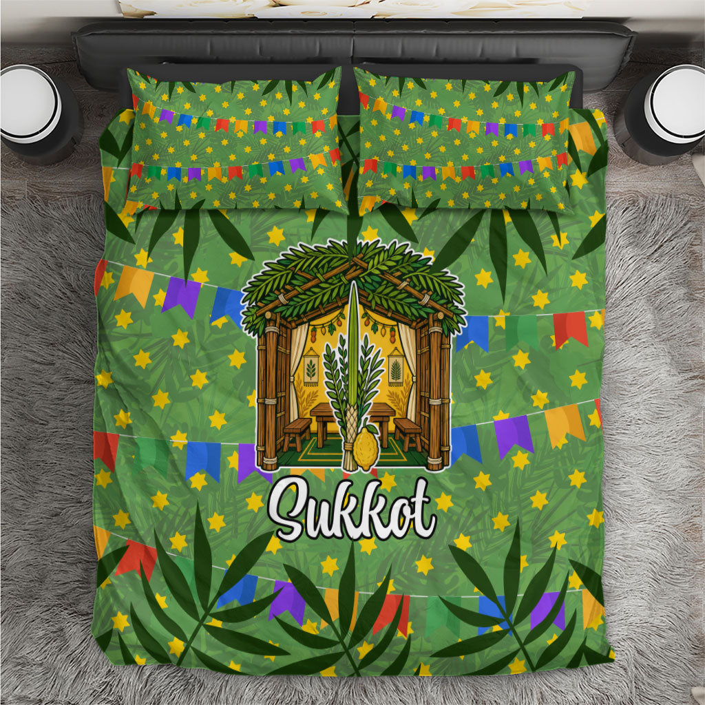 Sukkot Jewish Bedding Set Colorful Sukkot Festival Of Tabernacles