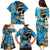 Grafity Skull Family Matching Puletasi Dress and Hawaiian Shirt Street Style Skull Colorful Abstract Art - Wonder Print Shop