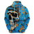 Grafity Skull Hoodie Street Style Skull Colorful Abstract Art - Wonder Print Shop