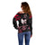 Skull Pattern Off Shoulder Sweater The Time Is Aways Right To Do What Is Right - Wonder Print Shop