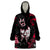 Skull Pattern Wearable Blanket Hoodie The Time Is Aways Right To Do What Is Right - Wonder Print Shop