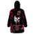 Skull Pattern Wearable Blanket Hoodie The Time Is Aways Right To Do What Is Right - Wonder Print Shop